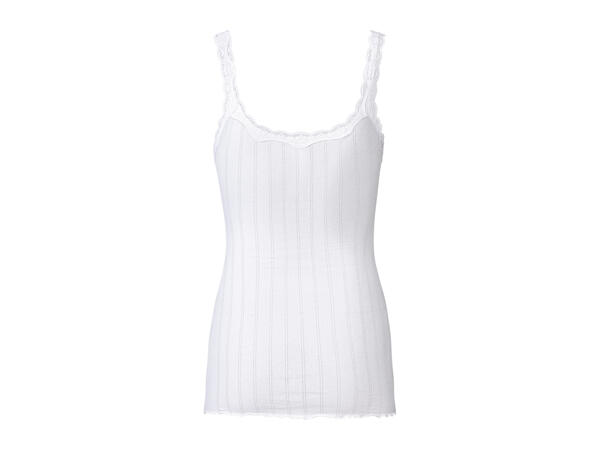 Esmara Ladies' Vest Top With Lace