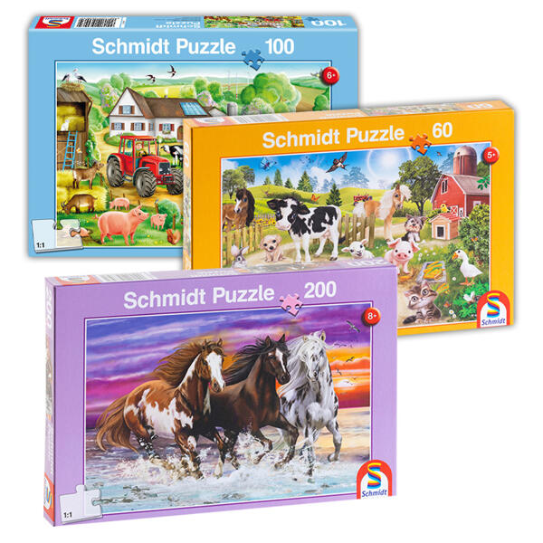 "Bring-mich-mit"-Spiel / Kinder-Puzzle