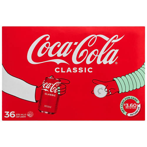Coke Classic 36 Pack 375ml