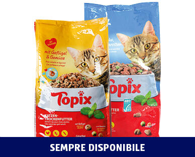 TOPIX 
 CIBO SECCO PER GATTI