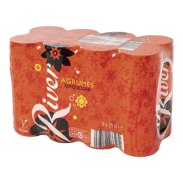 RIVER(R) 				Limonade Agrumes zero, 8 St.