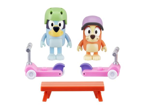 Bluey and Bingo's Scooter Fun Playset