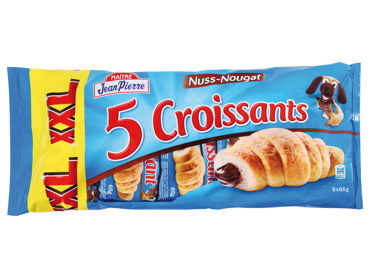 MAÎTRE JEAN PIERRE Nuss-Nougat Croissants 5x 65 g