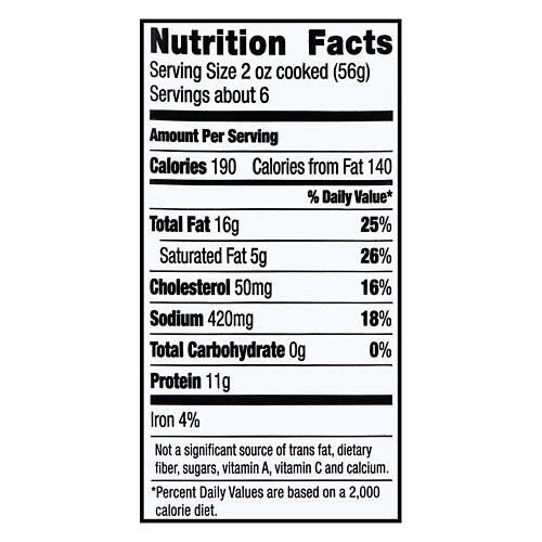 Gluten & Lactose Free Italian Style Pork Sausage, 16 oz