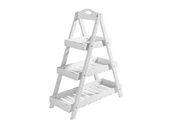 Livarno Home Plant Ladder Stand - White