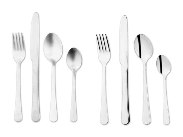 Edelstahl-Besteck-Set, 16-teilig