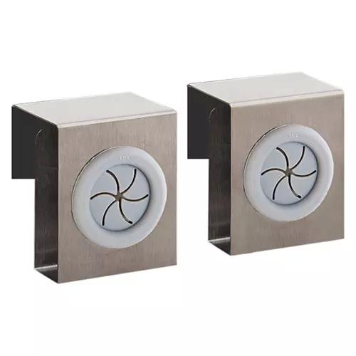 Kitchen Towel Holder Hook Set, Chrome