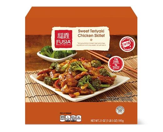Fusia Asian Inspirations Sweet Teriyaki or Sesame Ginger Chicken Skillet