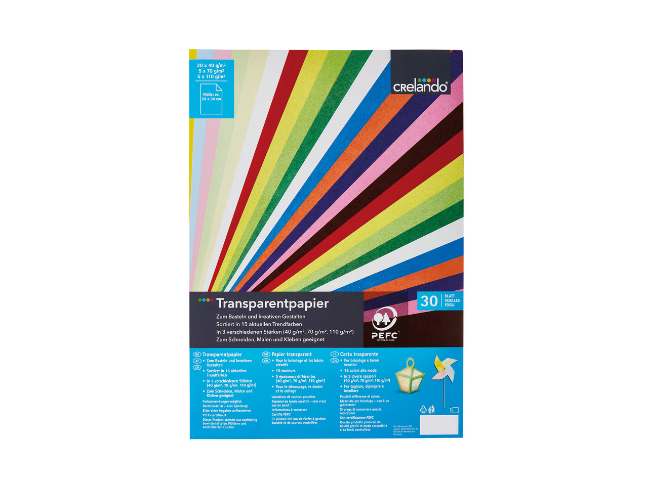 Crelando Coloured Paper or Card1