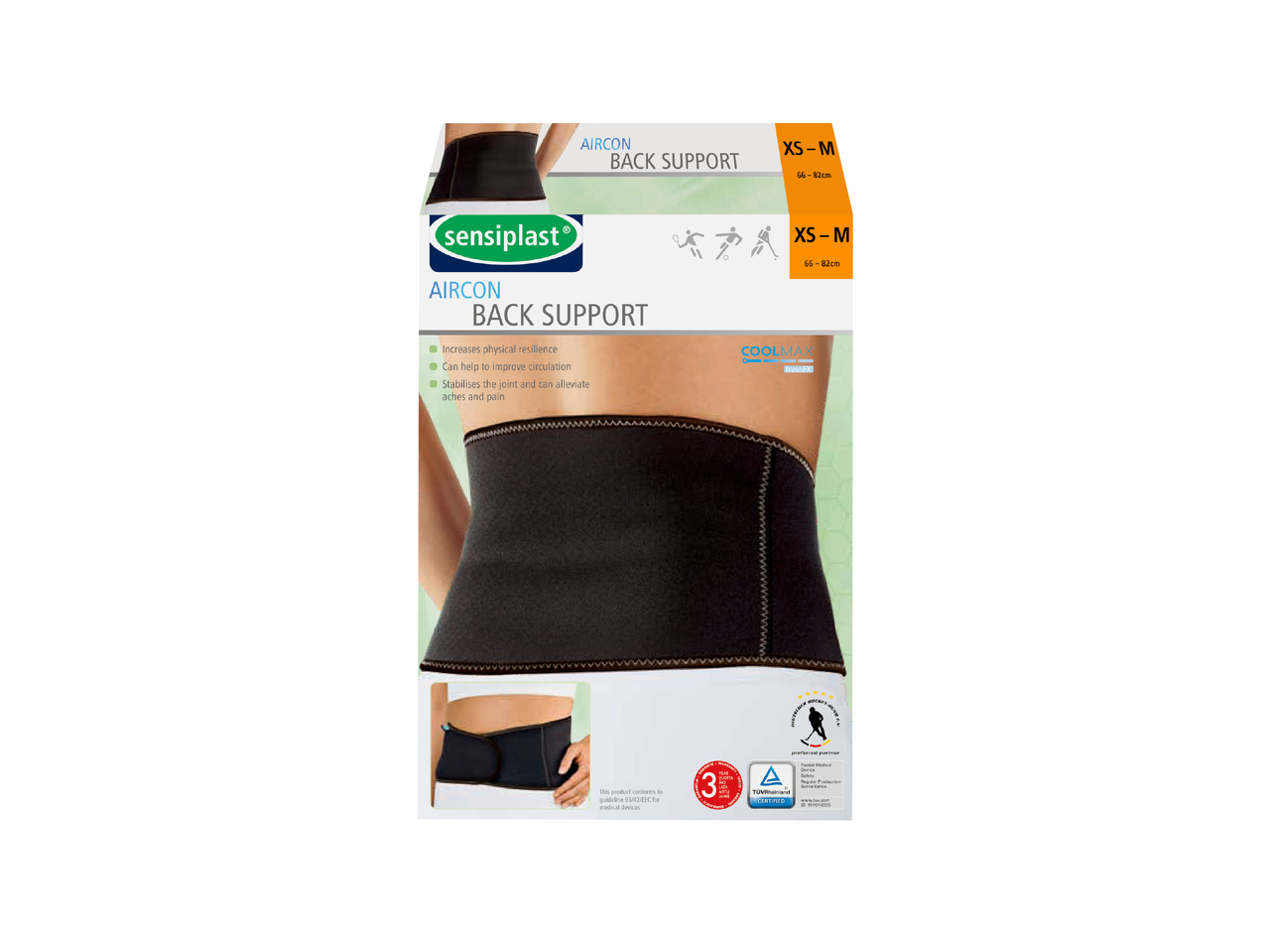 SENSIPLAST(R) Rygbandage