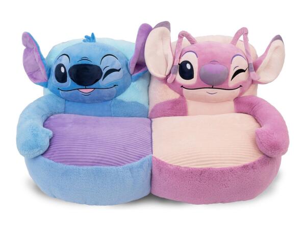 Stitch & Angel Plush Sofa