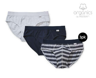 Men's Organic Cotton Underwear – Briefs 3pk