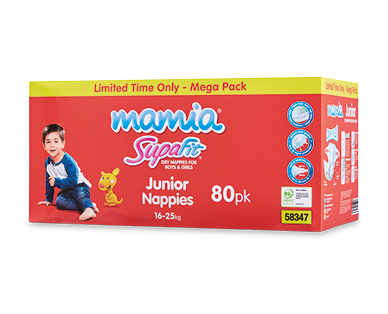Mamia Mega Pack Nappies Junior