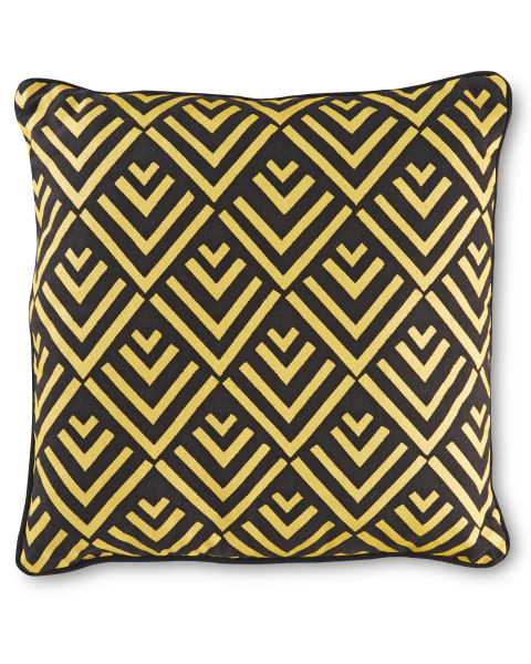 Art Deco Metallic Guilded Cushion