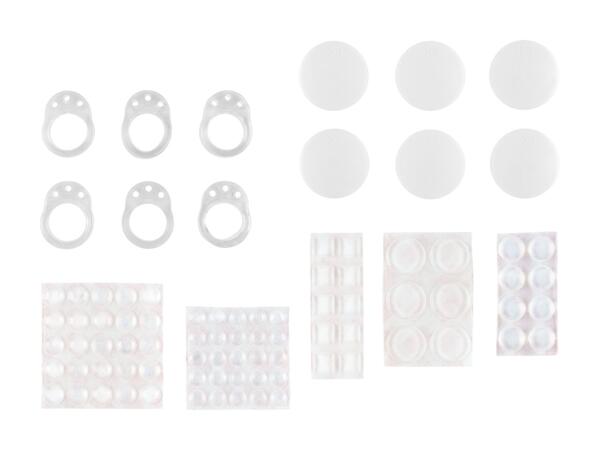 Tampons pour poignées de porte/​butoirs de porte/​set de tampons en caoutchouc