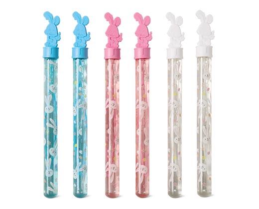 Bee Happy 
 6-Pack Bubble Wands or 48-Piece Chalk