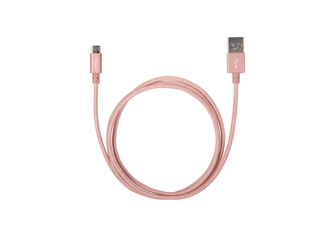Charging and Data Transfer Textile-Effect Cable