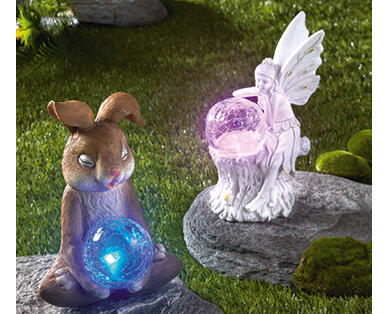Solar Garden Statue