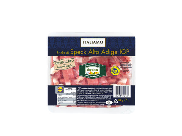 Speck Alto Adige PGI in Sticks