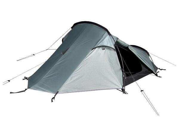 Trekingový stan pro 2 osoby aqua grey