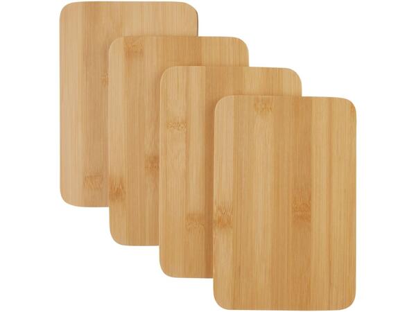 Bamboo chopping board set, 2 or 4 pieces or bamboo tea box