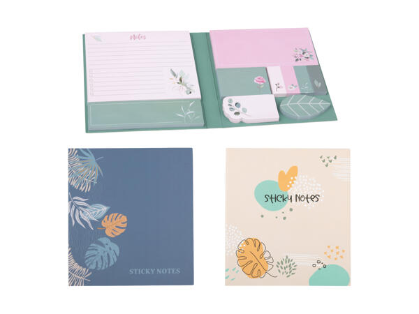 Cahier de notes auto-adhésives
