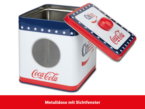 Coca Cola(R) Metalldose/-tablett