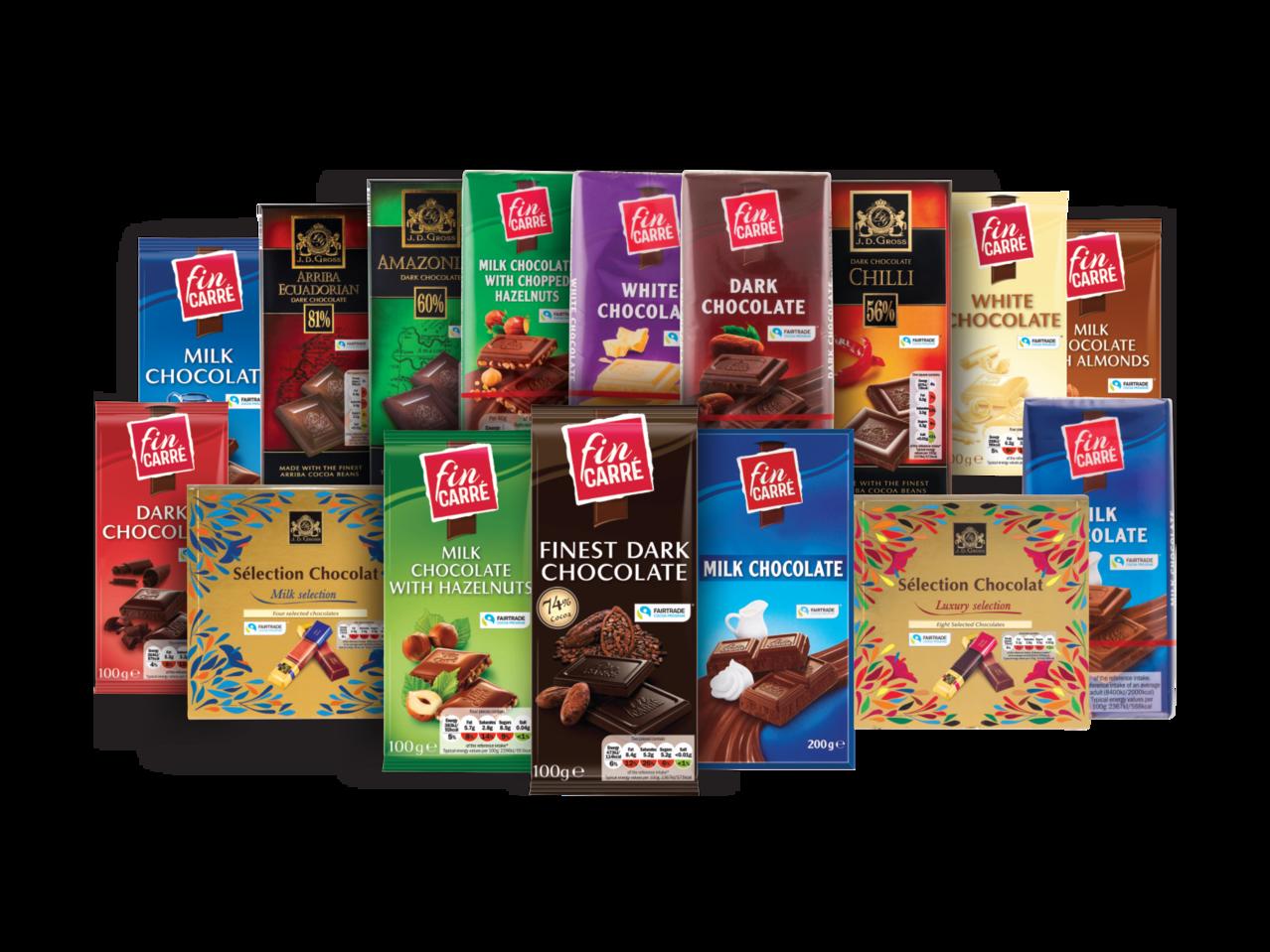 Fairtrade Chocolate Range
