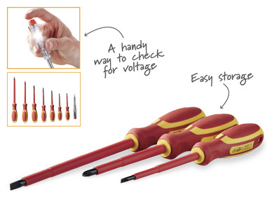8 Piece VDE Screwdriver Set