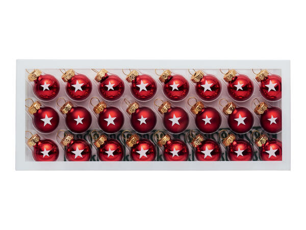 Livarno Home Premium Glass Baubles