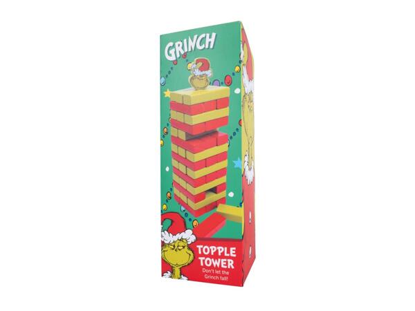 The Grinch Topple Tower Christmas Game