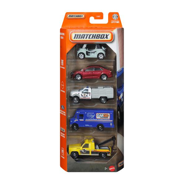 MATCHBOX(R) 				Ensemble de voitures, 5 pcs
