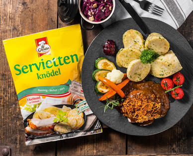 LE GUSTO Serviettenknödel im Kochbeutel
