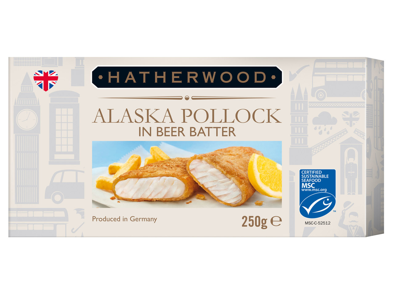 HATHERWOOD Fischfilet im Bierbackteig