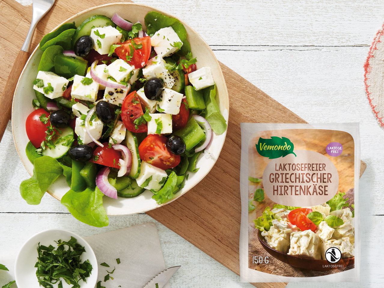 VEMONDO Laktosefreier griechischer Hirtenkäse