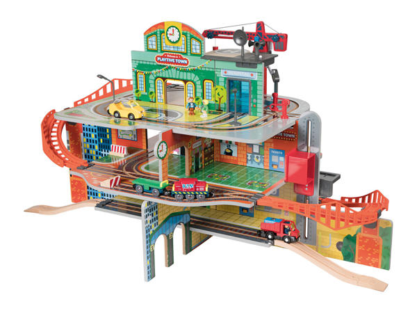 Playtive Junior XXL Train Station Play Set