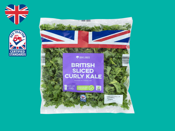 Oaklands British Sliced Curly Kale