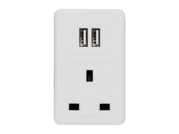 Silvercrest USB Socket Adaptor