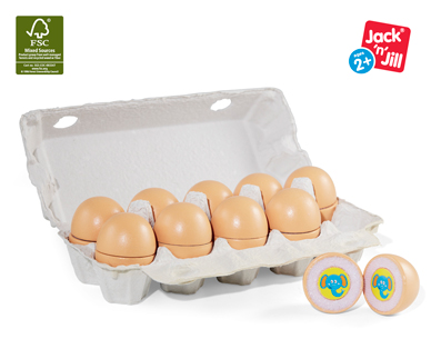 WOODEN EGG MEMORY GAME
