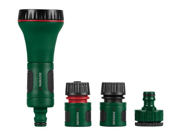 Parkside Garden Spray Nozzle with Connector Set - 4 Piece Set