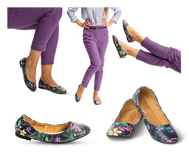 Serra Ladies' Memory Foam Flats