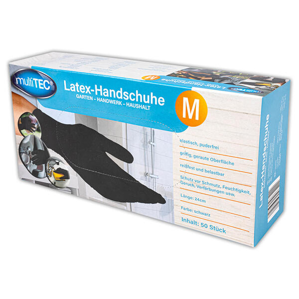 Einmalhandschuhe aus Naturlatex 50er
