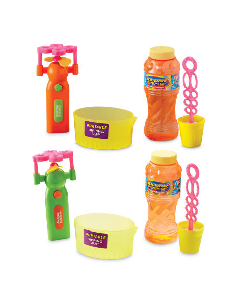2-in-1 Bubble Stick Short Wand