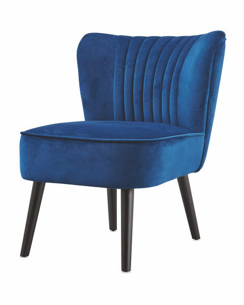 Blue Velvet Chair
