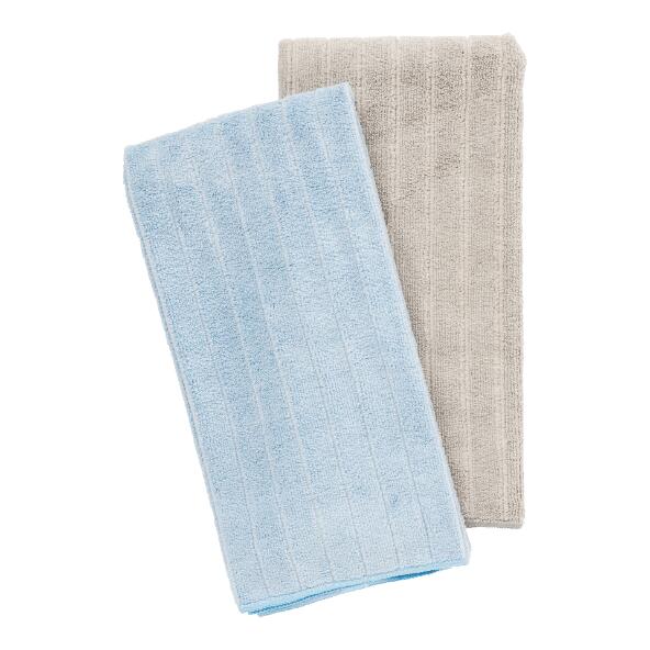 POWER FORCE(R) 				Torchons en microfibre, 2 pcs
