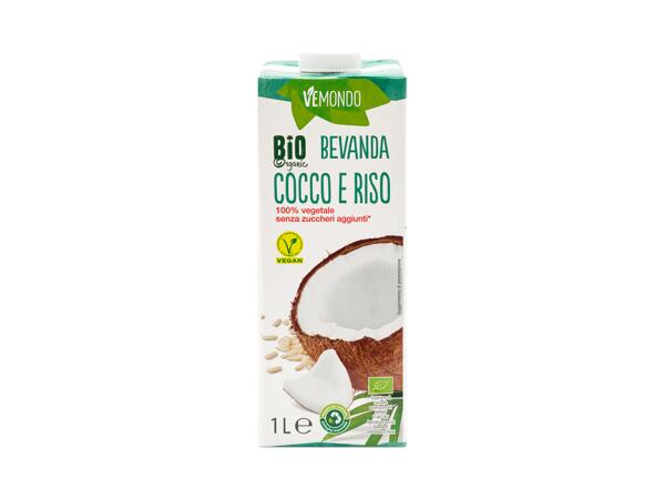 Organic coconut-rice drink