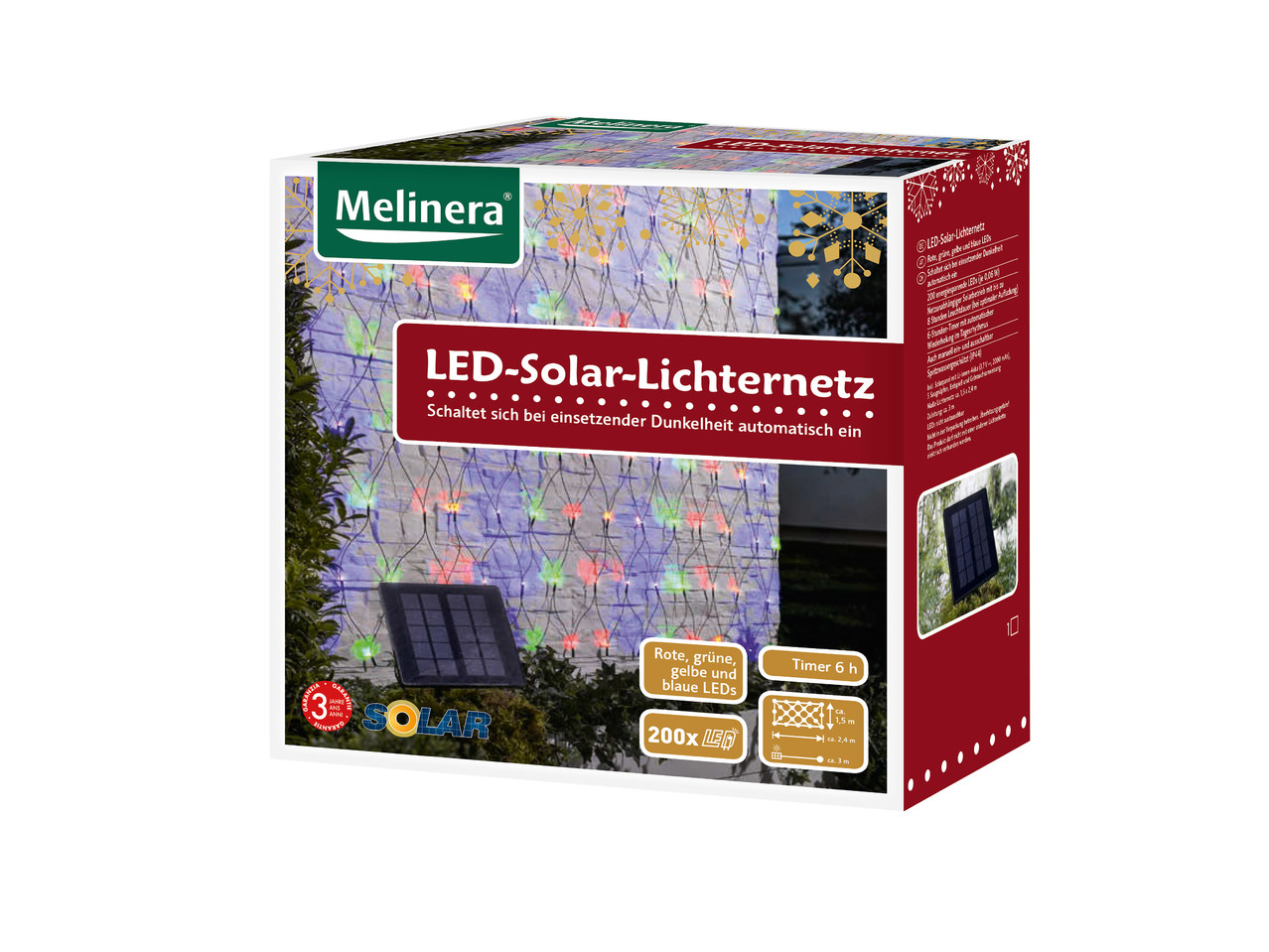 LED solární světelný řetěz