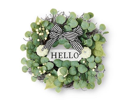 Huntington Home 
 Harvest Wreath