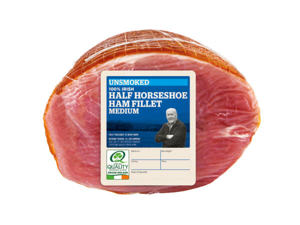 Medium Half Horseshoe Irish Ham Joint