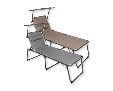 GARDENLINE(R) Alu-Komfort-Sonnenliege XXL